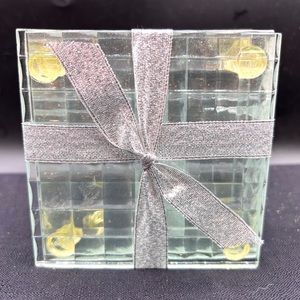 Home Decor set of 6 Glass Coasters New Suitable for Gift